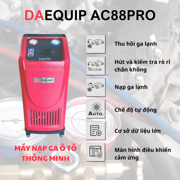 Máy nạp gas lạnh AC88PRO