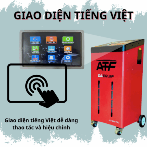 Máy thay dầu hộp số tự động tuần hoàn DAEQUIP ATF-9900 PRO