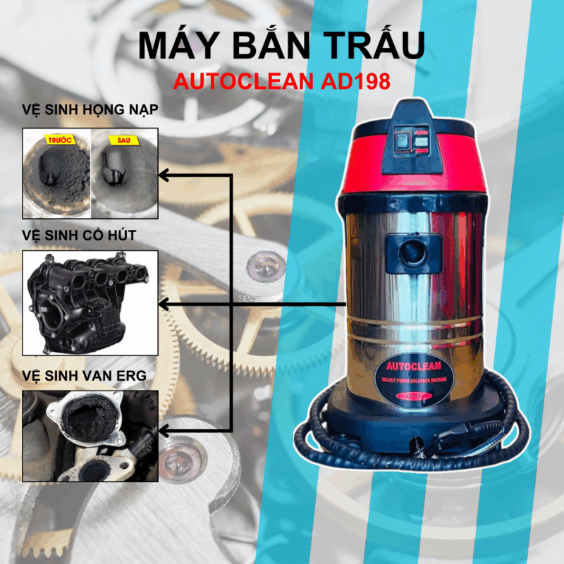 Máy bắn trấu vệ sinh cổ hút AUTOCLEAN AD198