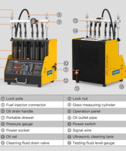 Máy kiểm tra và vệ sinh kim phun Autool CT400