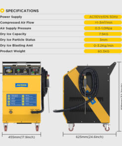 Máy bắn đá khô vệ sinh họng nạp Autool HTS 708